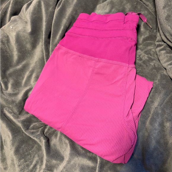 lululemon athletica Pink Track Pants - Picture 1 of 2